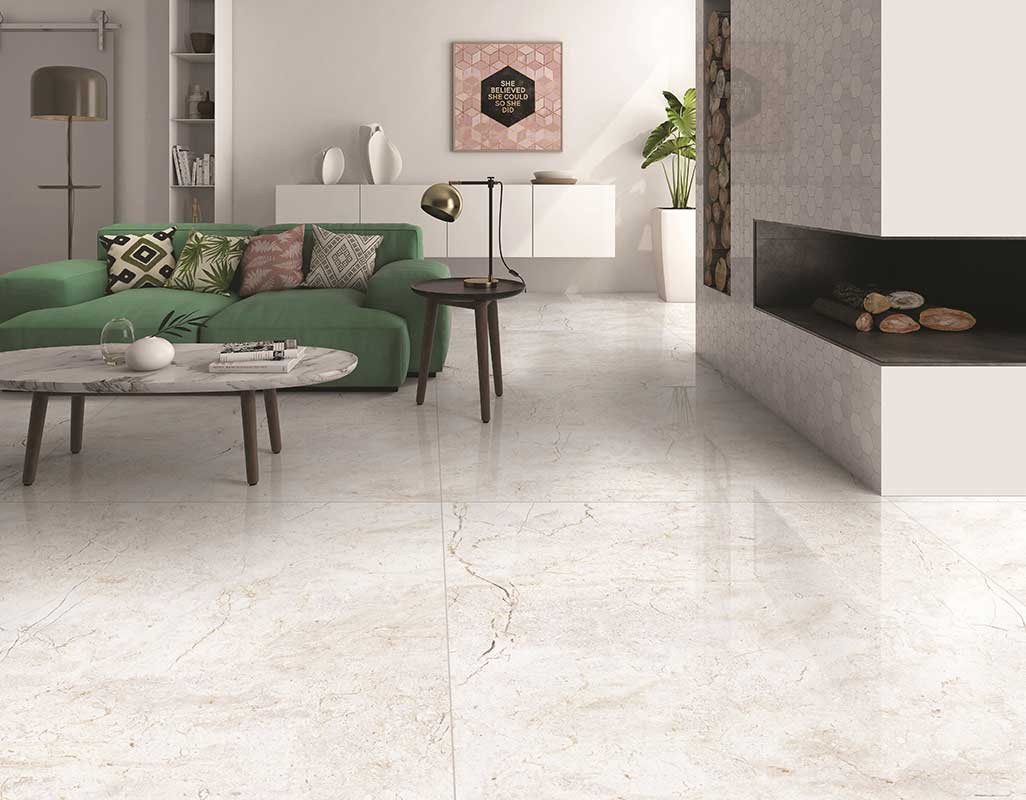 Kashmir Snow - The Ultima - 120x120 cm - Polished