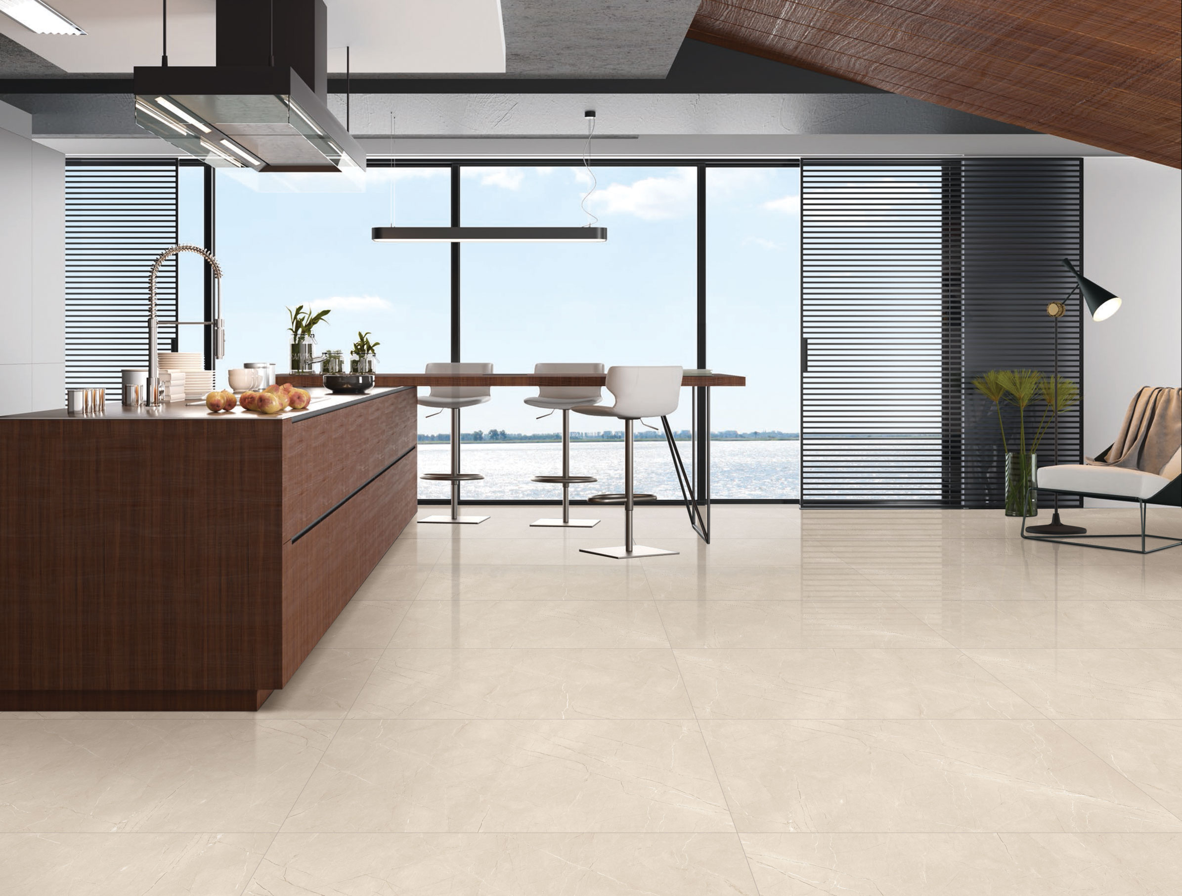 Amphora Crema (60x120 cm) - HD Digital Floor Tiles