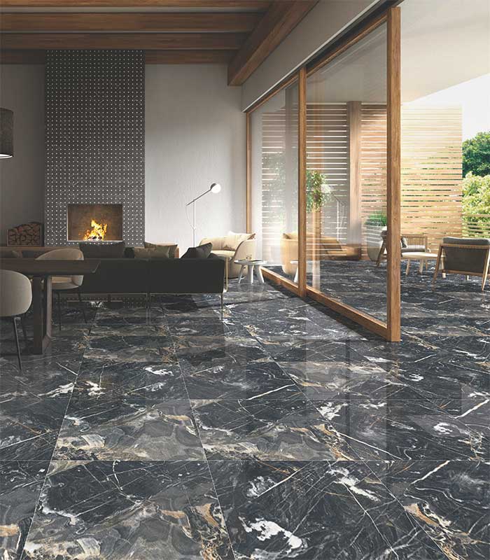 Imola Smoke Grey - 60x60 Cm - Gres Tough Floor Tiles