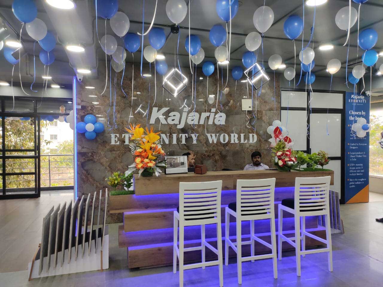 Kajaria Eternity World Showroom - Best Tiles Designs For Bathroom ...